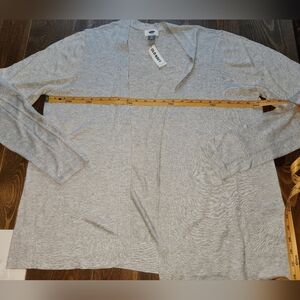 NWT Old Navy Light Gray Open Front Cardigan Sweater Sz XXL Tall